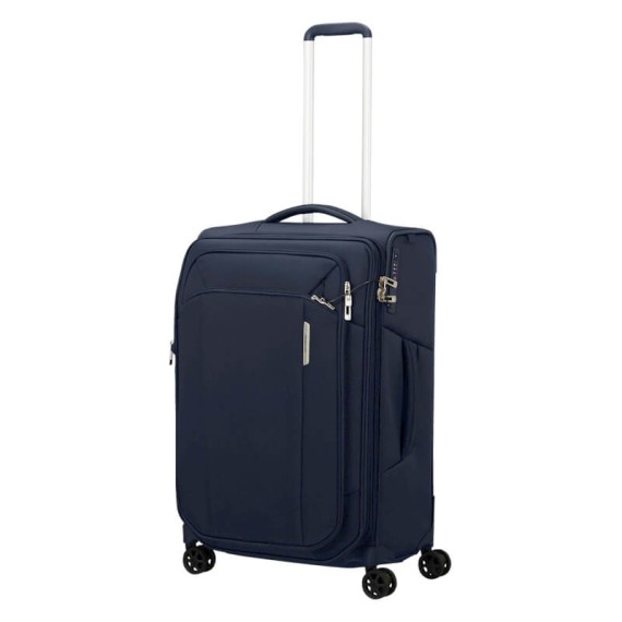 SAMSONITE Mala de Viagem / Trolley Média 67cm Exp. Respark Azul Marinho | Ref. 92KJ300601