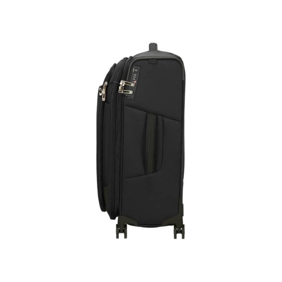 SAMSONITE Mala de Viagem / Trolley Médio 67cm Exp. Respark Preta | Ref. 92KJ300609