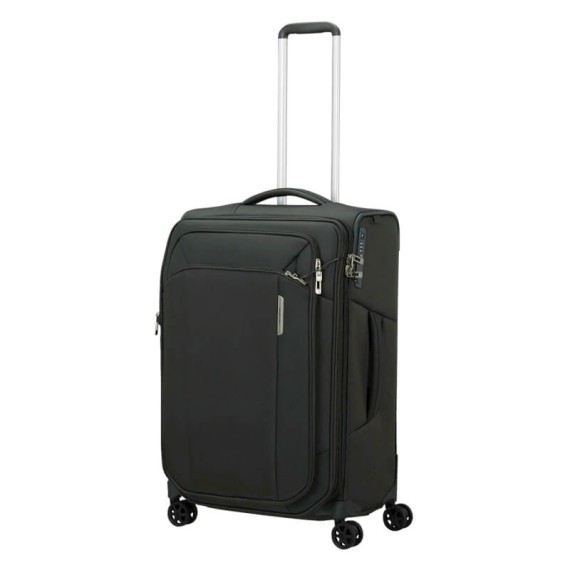 SAMSONITE Mala de Viagem / Trolley Médio 67cm Exp. Respark Verde Escuro | Ref. 92KJ300614