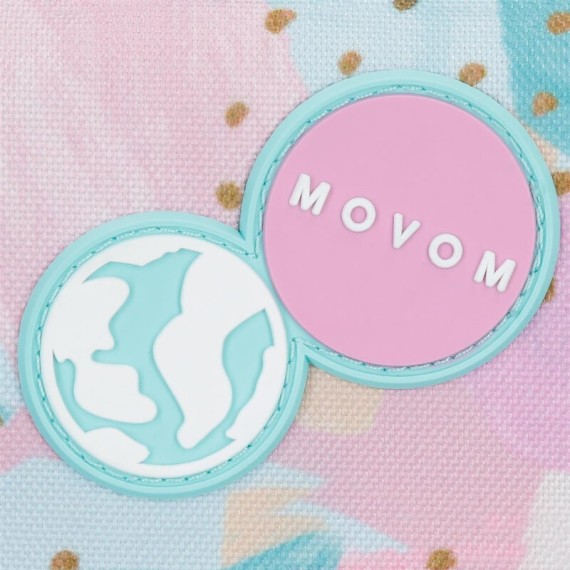 Estojo Escolar Duplo Movom GIVE YOURSELF TIME Azul | Ref. 186.3514221