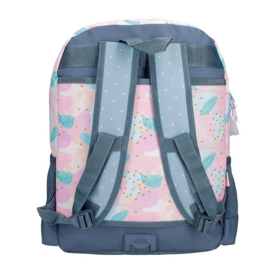 Mochila Escolar Adap. 42Cm Movom GIVE YOURSELF TIME Azul | Ref. 186.35123D1