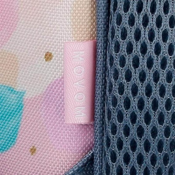 Mochila Escolar Adap. 44Cm 2C Movom GIVE YOURSELF TIME Azul | Ref. 186.35126D1