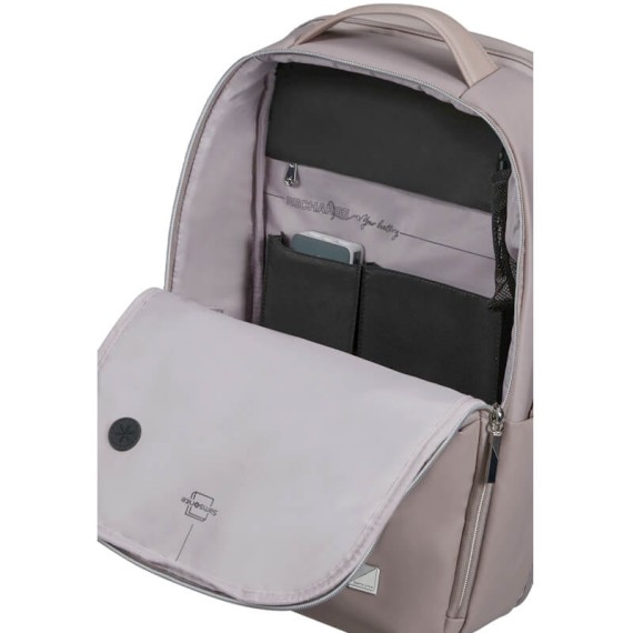 Samsonite Mochila de Senhora para Portátil 14.1” WORKATIONIST Bege | Ref. 92KI900505