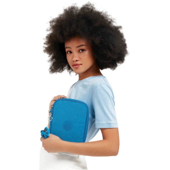 Estojo Escolar Kipling 100 PENS N Aquatic Blue | Ref. 187.K09405MA7