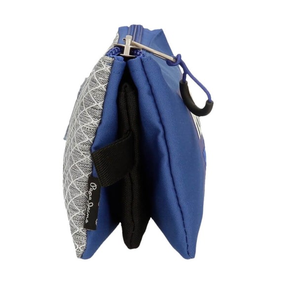 Estojo Escolar Triplo Pepe Jeans DARREN Azul | Ref. 186.6564321