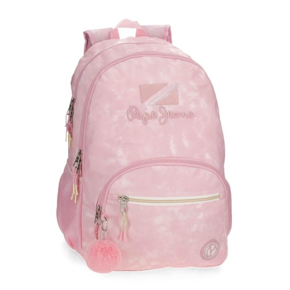 Mochila Escolar Adap. 44Cm 2C Pepe Jeans HOLI Rosa | Ref. 186.65324D1 Mochila Escolar Adap. 44Cm 2C Pepe Jeans HOLI Rosa | Ref. 186.65324D1