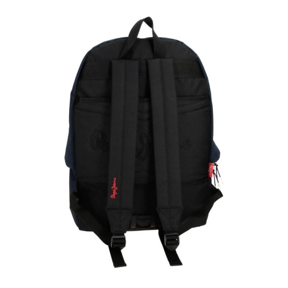 Mochila Escolar Adap. 44Cm Pepe Jeans DIKRAN Azul Marinho | Ref. 186.65523D1