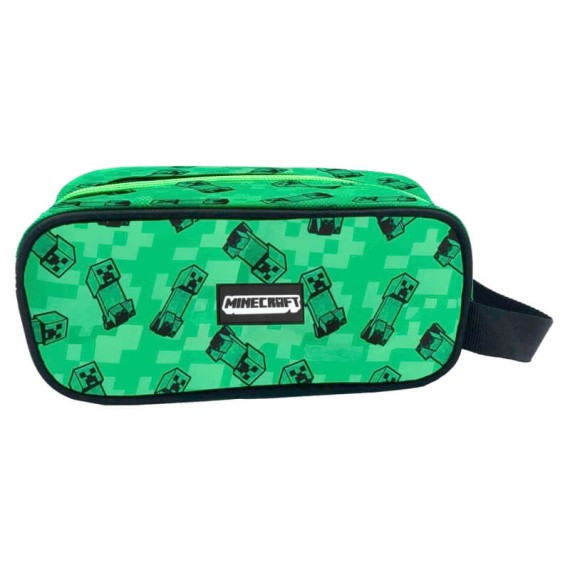 Estojo Escolar Minecraft VERDE Verde | Ref . 332.T102-835