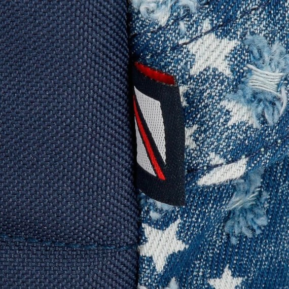 Estojo Escolar Pepe Jeans DENIM STAR Azul | Ref. 186.6544021