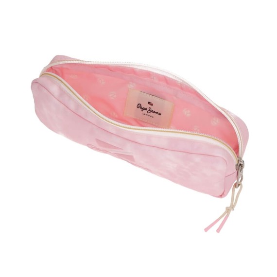 Estojo Escolar Pepe Jeans HOLI Rosa | Ref. 186.6534021