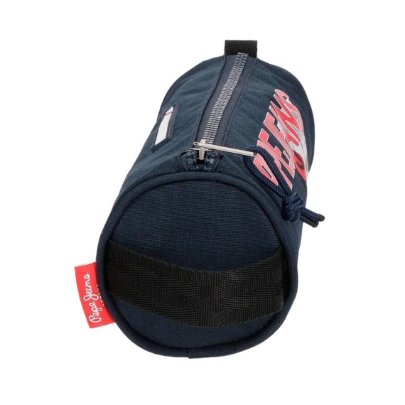 Estojo Escolar Redondo Pepe Jeans DIKRAN Azul Marinho | Ref. 186.6554121