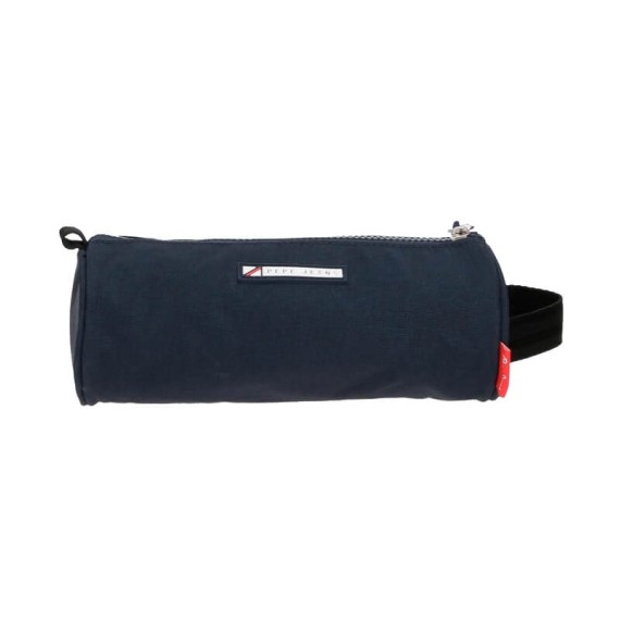 Estojo Escolar Redondo Pepe Jeans DIKRAN Azul Marinho | Ref. 186.6554121