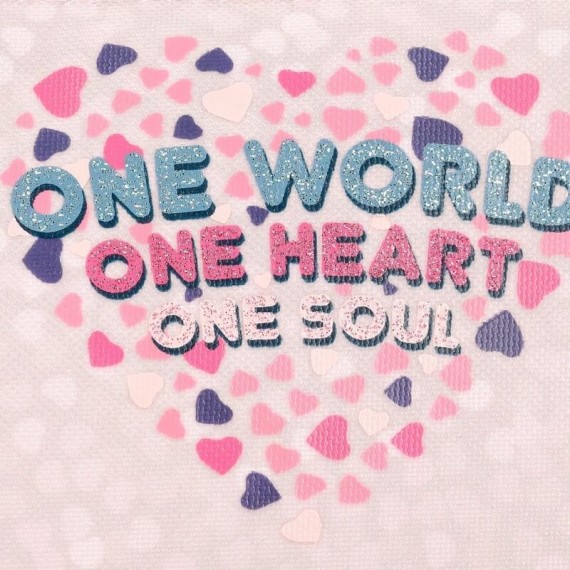 Estojo Escolar Redondo Roll Road ONE WORD Rosa | Ref. 186.4644121