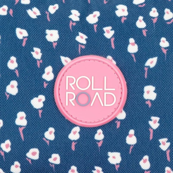 Estojo Escolar Redondo Roll Road ONE WORD Rosa | Ref. 186.4644121