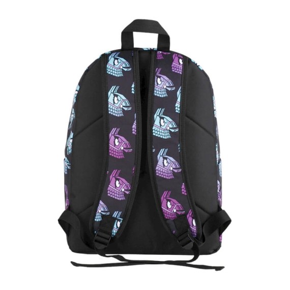 Mochila Escolar 41cm Fortnite LLAMA Preta | Ref. 332.T433.837