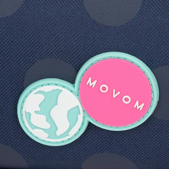 Mochila Pequena Adap. 28Cm c/ Carro Movom DREAMS TIME Azul Escuro | Ref. 186.35320T1