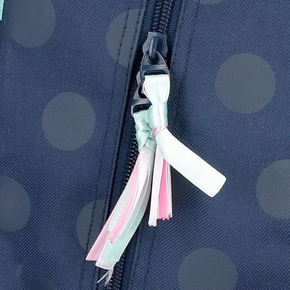 Mochila Pequena Adap. 28Cm c/ Carro Movom DREAMS TIME Azul Escuro | Ref. 186.35320T1