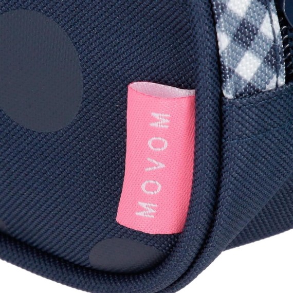 Mochila Pequena Adap. 28Cm c/ Carro Movom DREAMS TIME Azul Escuro | Ref. 186.35320T1
