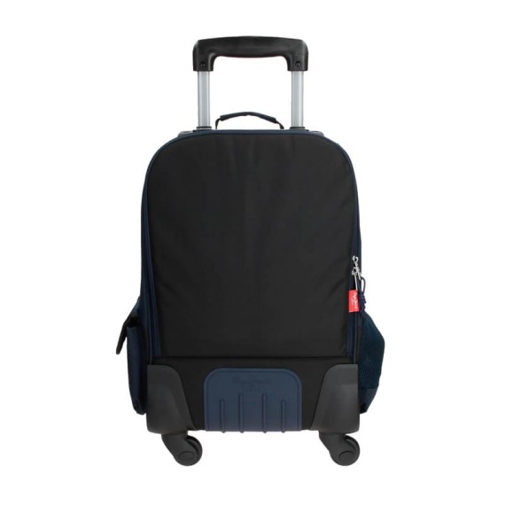 Trolley Mochila 44Cm 4 Rodas Pepe Jeans DIKRAN Azul Marinho | Ref. 186.6552821