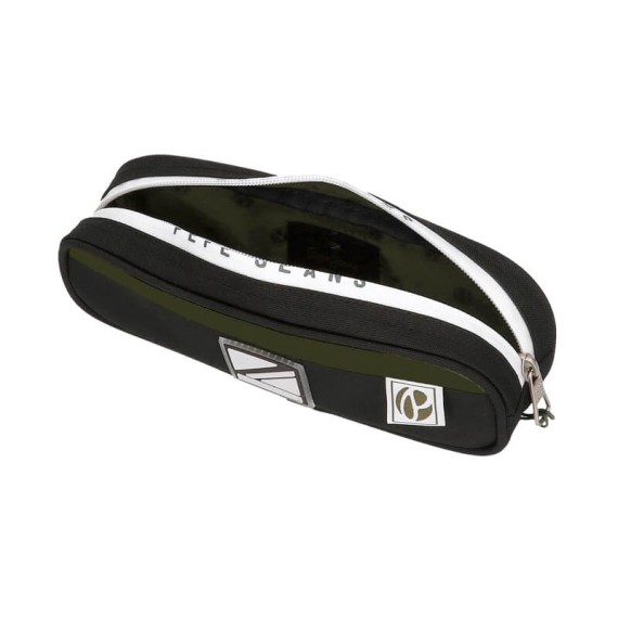 Estojo Escolar Pepe Jeans LUCA Preto | Ref. 186.6574021