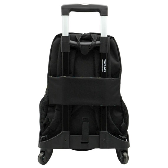 Mochila Escolar 42cm 2C. c/ Carro 4R Fortnite CRAZY BANANA Preta | Ref. 332.T964-919 Mochila Escolar 42cm 2C. c/ Carro 4R Fortnite CRAZY BANANA Preta | Ref. 332.T964-919