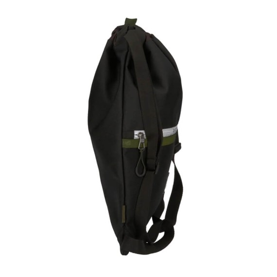 Mochila Saco c/ Bolso Frontal Pepe Jeans LUCA Preta | Ref. 186.6573821