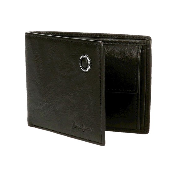 Carteira Clássica Pepe Jeans BADGE Preta | Ref. 186.7377131