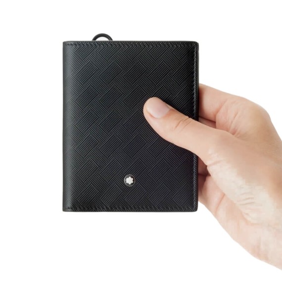 Carteira Compacta 6CC MONTBLANC Extreme 3.0 Preta | Ref. 238.129975
