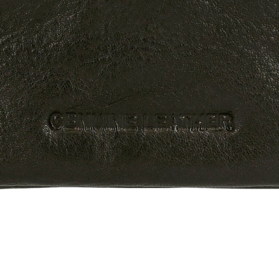 Carteira Horizontal c/ Porta Moedas e Presilha Pepe Jeans Badge Preta | Ref. 186.7373331