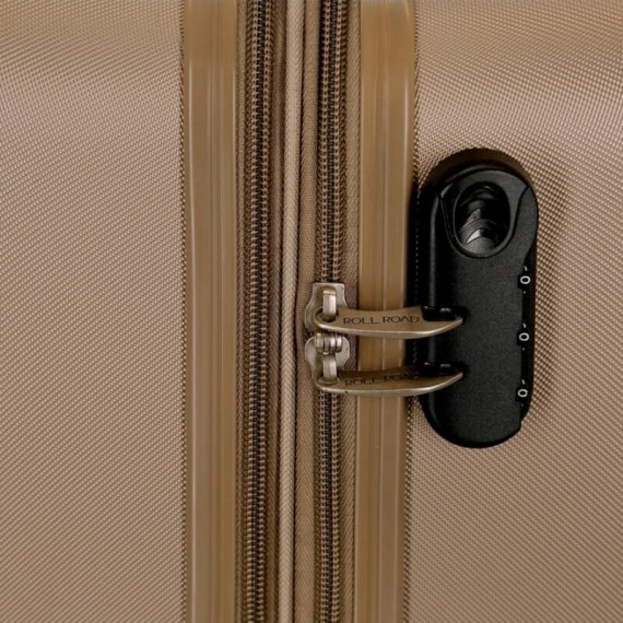 Mala de Cabine / Trolley 55cm 4R Exp. ROLL ROAD Camboya Champanhe | Ref. 186.5068622