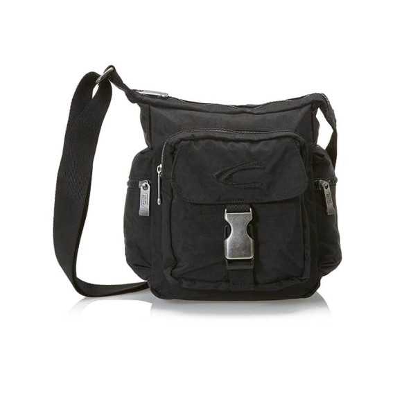 Camel Active Bolsa de Ombro JOURNEY Preta | Ref. 91B0060660