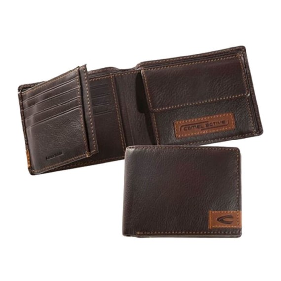CAMEL ACTIVE Carteira Horizontal c/ Porta-Moedas California Castanha | Ref. 9112870320 - 000579 CAMEL ACTIVE Carteira Horizontal c/ Porta-Moedas California Castanha | Ref. 9112870320 - 000579