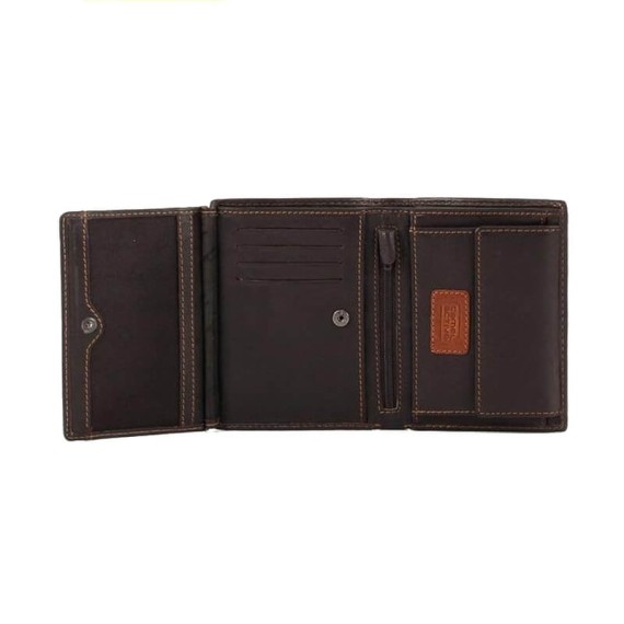 CAMEL ACTIVE Carteira ao Alto c/ Porta-Moedas California Castanha | Ref. 9112870520 - 000583