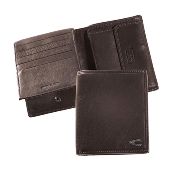 Camel Active Carteira Porta-Notas Vertical com Porta-Moedas VEGAS Castanha | Ref. 91B3470820