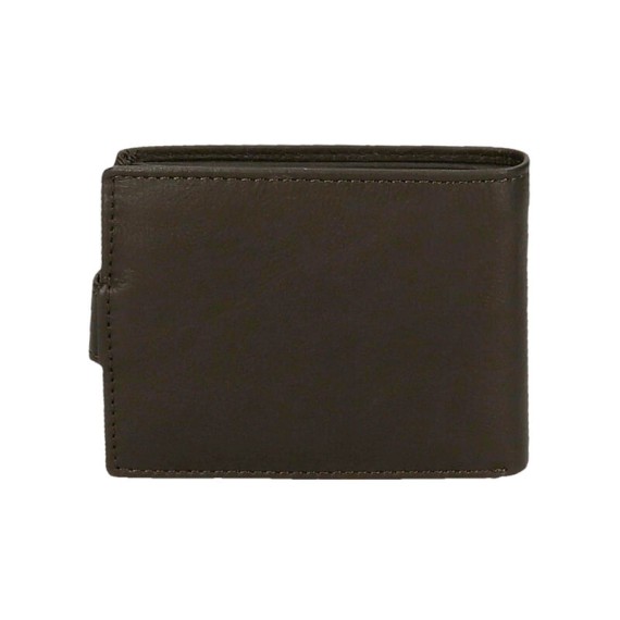 Carteira Horizontal c/ Porta Moedas e Presilha Pepe Jeans Badge Castanha | Ref. 186.7373332