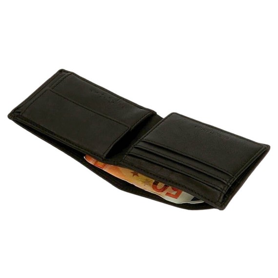 Carteira Horizontal c/ Porta Moedas Pepe Jeans Badge Preta | Ref. 186.7373131