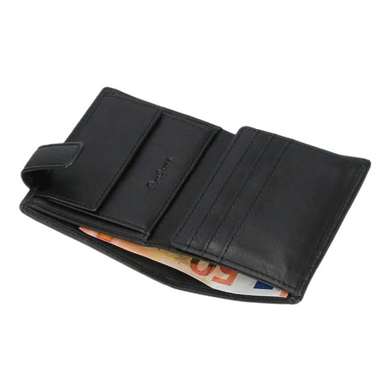 Carteira Vertical c/ Porta Moedas e Presilha Pepe Jeans CHIEF Preta | Ref. 186.7391231