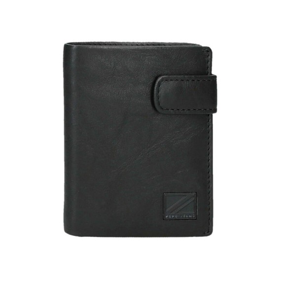 Carteira Vertical c/ Porta Moedas e Presilha Pepe Jeans CHIEF Preta | Ref. 186.7391231