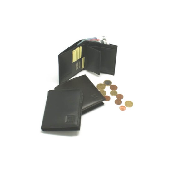 Doggy Carteira Porta-Notas com Porta-Moedas Homem Preto | Ref. 86.141P