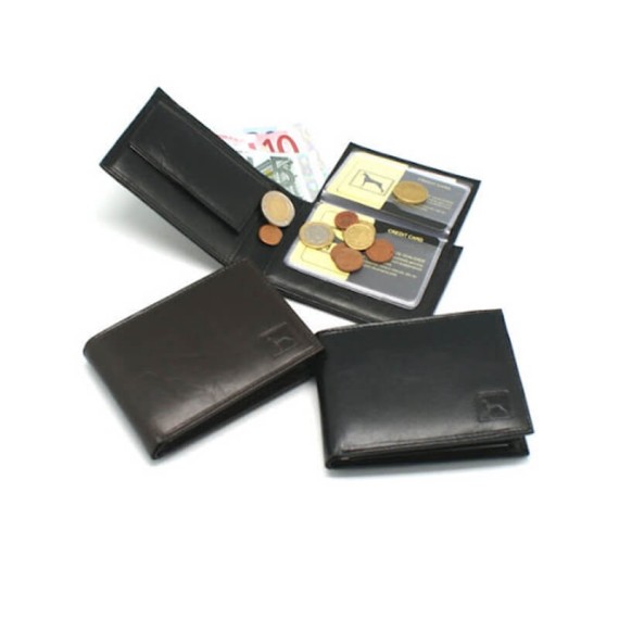 DOGGY Carteira Porta-Notas com Porta-Moedas Preta | Ref. 86.163P