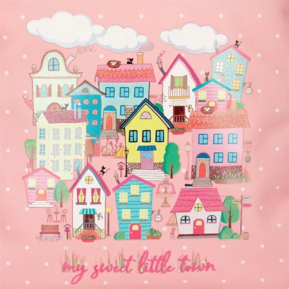 Estojo Escolar Duplo Roll Road MY LITTLE TOWN Rosa | Ref. 186.4654221