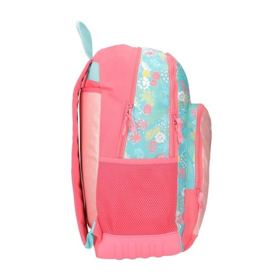 Mochila Escolar Adap. 44Cm 2C Roll Road MY LITTLE TOWN Rosa | Ref. 186.46526D1