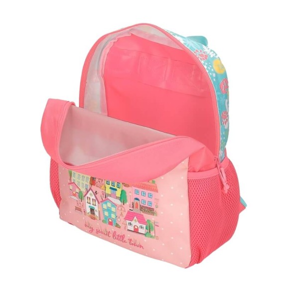Mochila Pré-Escolar Adap. 33Cm Roll Road MY LITTLE TOWN Rosa | Ref. 186.46522D1