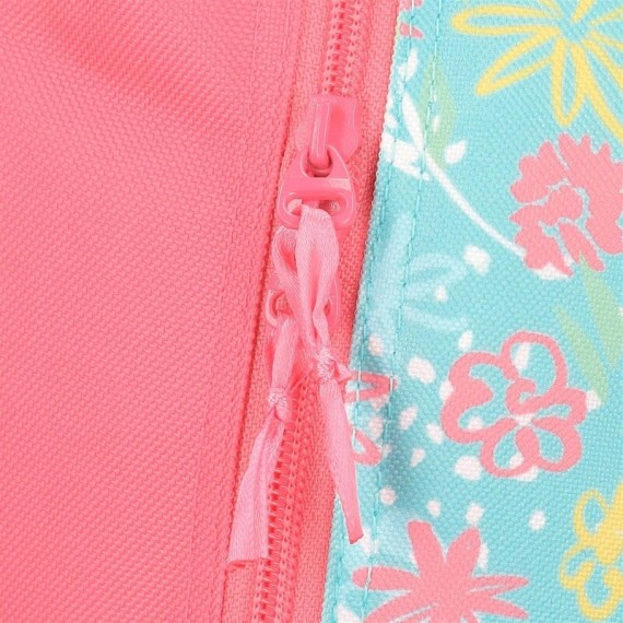 Mochila Pré-Escolar Adap. 33Cm c/ Carro Roll Road MY LITTLE TOWN Rosa | Ref. 186.46522T1