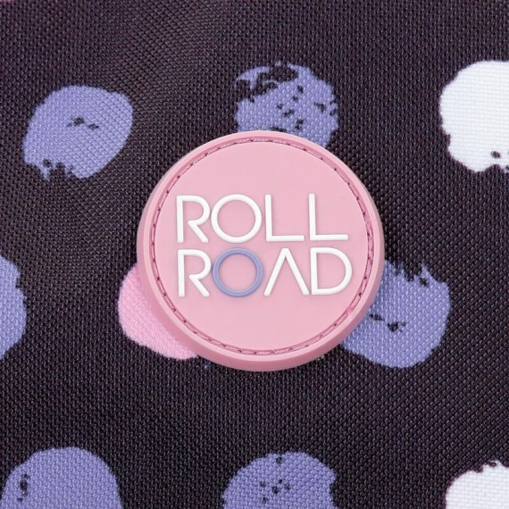 Estojo Escolar Duplo Roll Road THE TIME IS NOW Preto | Ref. 186.4664221