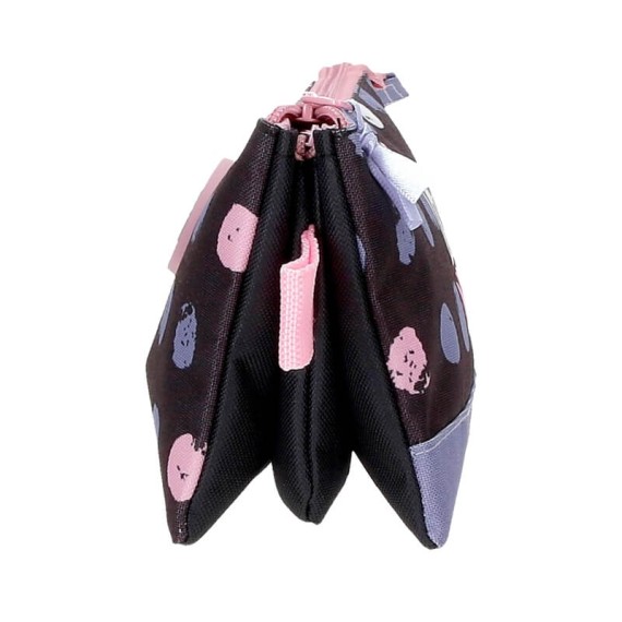 Estojo Escolar Triplo Roll Road THE TIME IS NOW Preto | Ref. 186.4664321