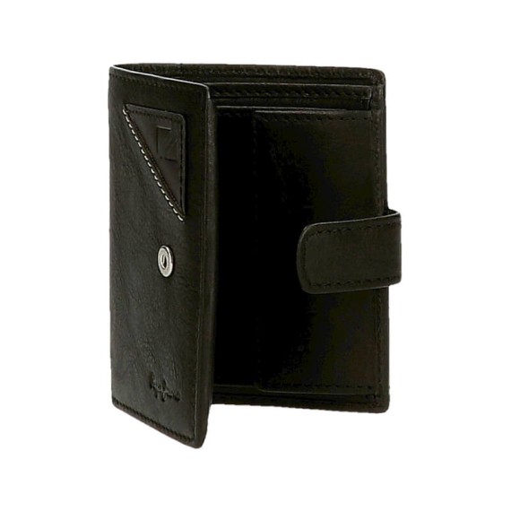 Carteira Vertical c/ Presilha Pepe Jeans STRIKING Preta | Ref. 186.7441231