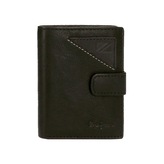 Carteira Vertical c/ Presilha Pepe Jeans STRIKING Preta | Ref. 186.7441231