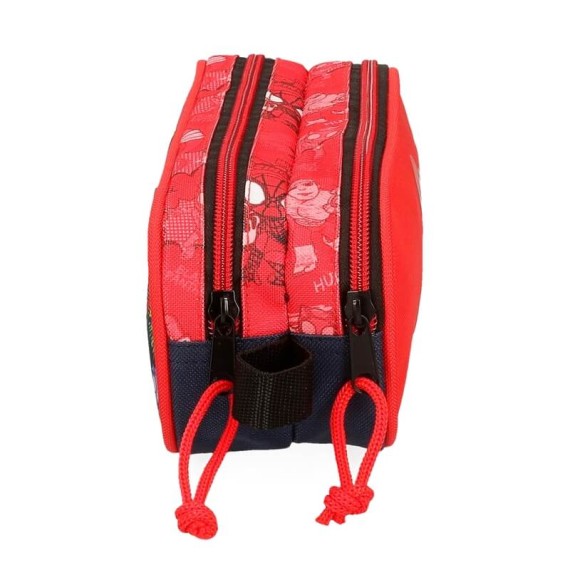 Estojo Escolar Duplo Spiderman GO SPIDEY Vermelho | Ref. 186.2484221