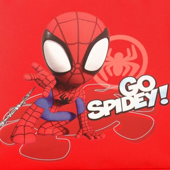 Estojo Escolar Duplo Spiderman GO SPIDEY Vermelho | Ref. 186.2484221